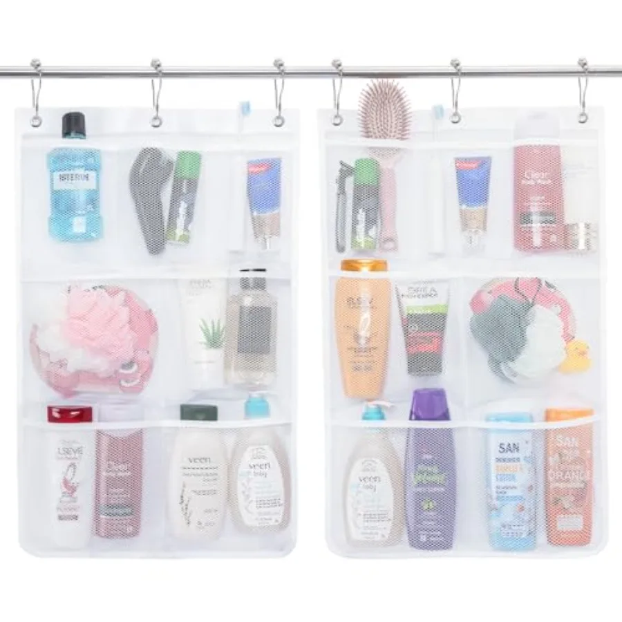 Cruise Essentials Shower Caddy Must-Have, 7 Pockets Hanging Bathroom Organizer with Quick-Dry Mesh, Portable Shower Bag to Stor
Cruise Essentials Shower Caddy Must-Have, 7 Pockets Hanging Bathroom Organizer with Quick-Dry Mesh, Portable Shower Bag to Stor