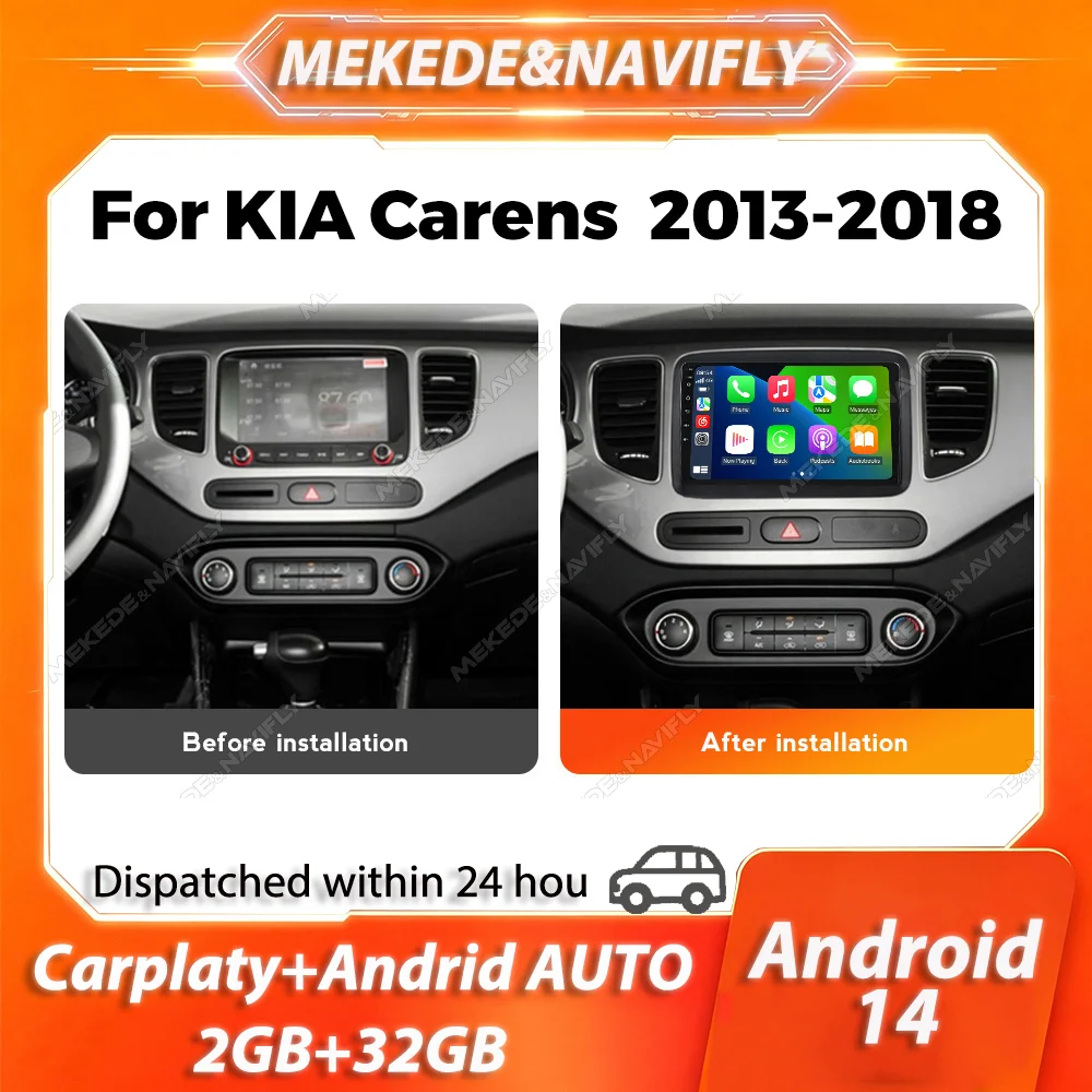 MEKEDE 2 Din Carplay For KIA Carens 2013-2018 IPS Screen Car Radio GPS Navigation autoradio Stereo Intelligent Car audio system
MEKEDE 2 Din Carplay For KIA Carens 2013-2018 IPS Screen Car Radio GPS Navigation autoradio Stereo Intelligent Car audio system