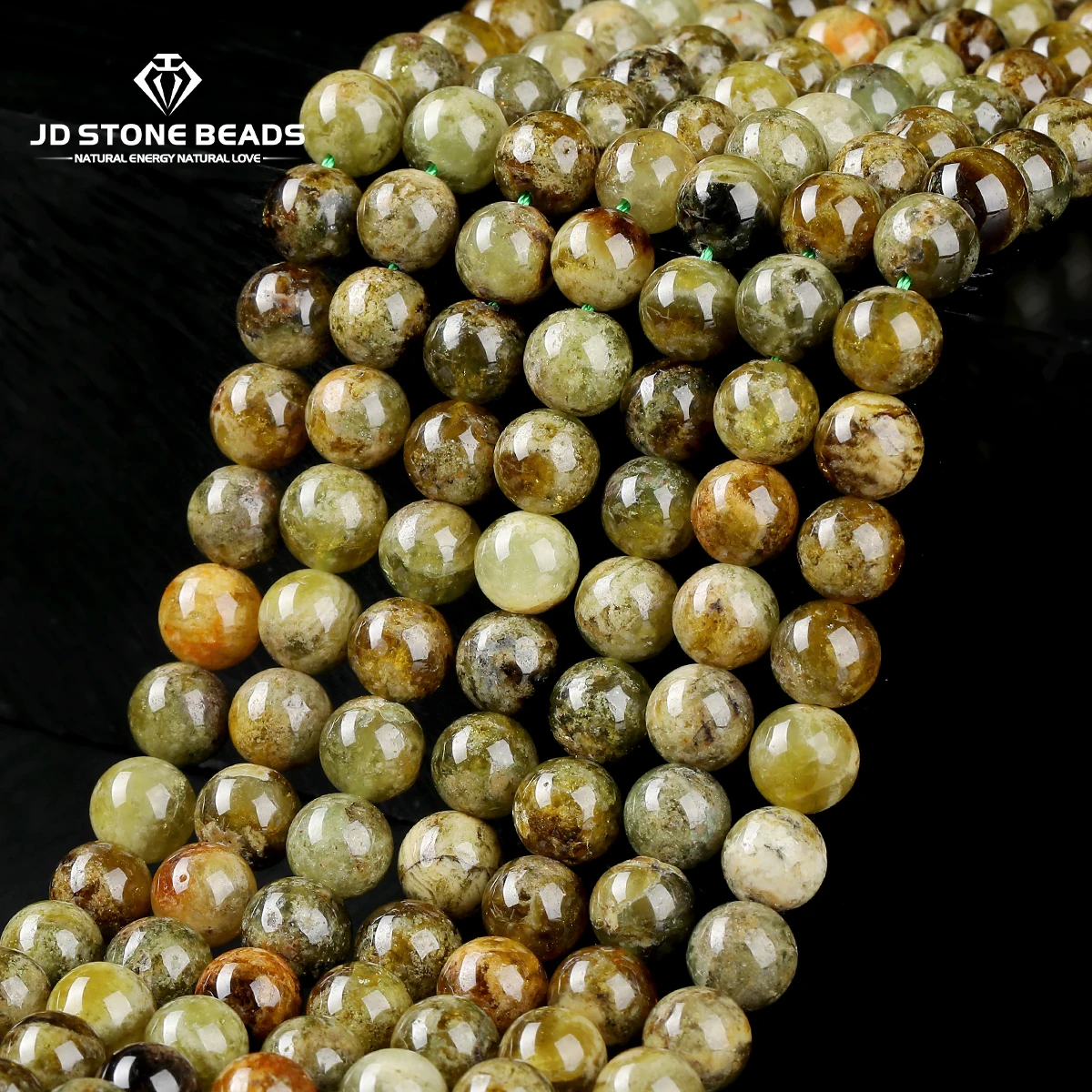JD Natural Green Garnet Loose Beads Polished Round Gemstone Beads for DIY Necklace Jewelry Making Accessories
JD Natural Green Garnet Loose Beads Polished Round Gemstone Beads for DIY Necklace Jewelry Making Accessories