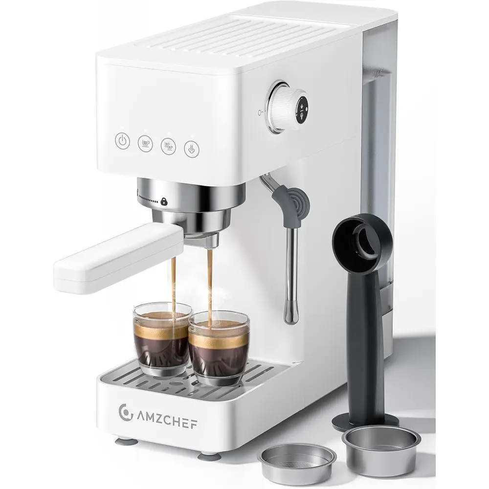 hine 20 Bar, Compact Maker with Steam Milk rother, Coee Maker with 50oz Removable Water Tank or Home, Coee hine or puccino, Latt
hine 20 Bar, Compact Maker with Steam Milk rother, Coee Maker with 50oz Removable Water Tank or Home, Coee hine or puccino, Latt