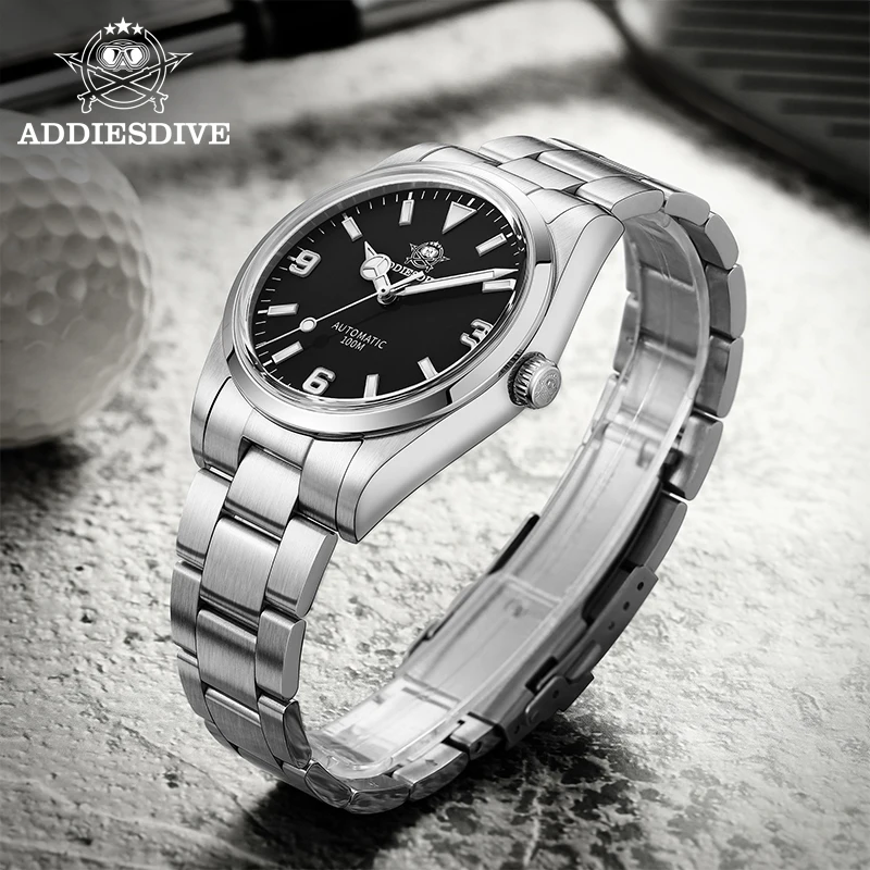 ADDIESDIVE Luminous Automatic Watch Bubble Mirror Stainless Steel Analog Watches for Men 100m Waterproof Luxury Dive Wristwatch
ADDIESDIVE Luminous Automatic Watch Bubble Mirror Stainless Steel Analog Watches for Men 100m Waterproof Luxury Dive Wristwatch