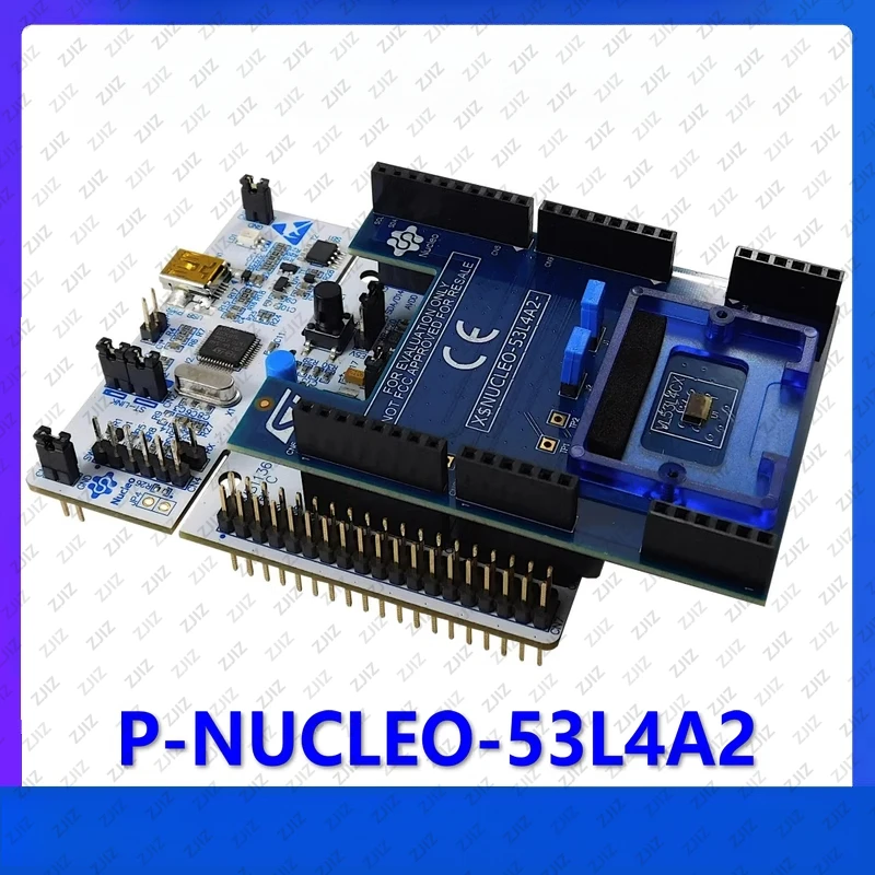 Плата расширения P-NUCLEO-53L4A2 для датчика VL53L4CX ToF, комплект разработки STM32F401RE
Плата расширения P-NUCLEO-53L4A2 для датчика VL53L4CX ToF, комплект разработки STM32F401RE