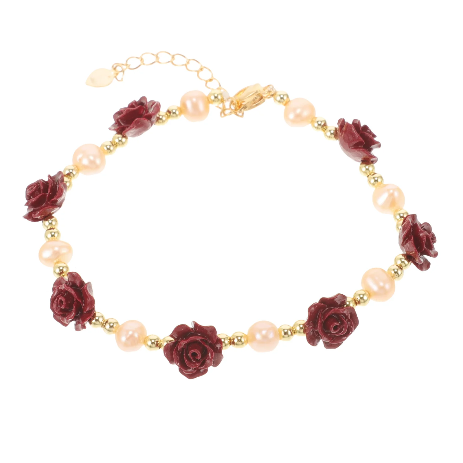 Rose Bracelet for Women Adjustable Red Rose Flower Charm Bracelet Romantic Gift Valentine's Day Jewelry Stylish Decorative
Rose Bracelet for Women Adjustable Red Rose Flower Charm Bracelet Romantic Gift Valentine's Day Jewelry Stylish Decorative