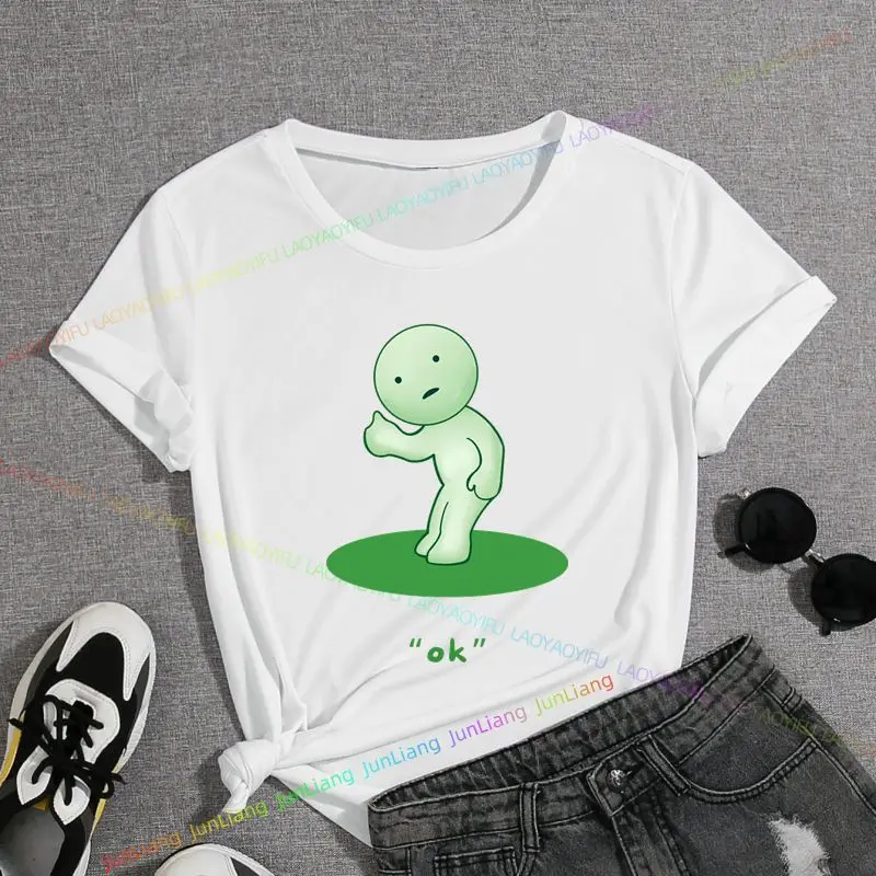 I OK, smiskisT T-shirt Men women Cute toy retro simple T-shirt summer O collar pop design oversized top
I OK, smiskisT T-shirt Men women Cute toy retro simple T-shirt summer O collar pop design oversized top