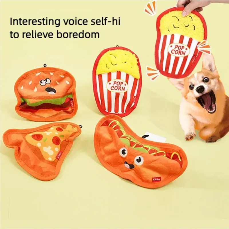 Dog gnawing toy, biting and grinding teeth, self soothing, voice relieving, simulated hamburger fries, unable to bi
Dog gnawing toy, biting and grinding teeth, self soothing, voice relieving, simulated hamburger fries, unable to bi