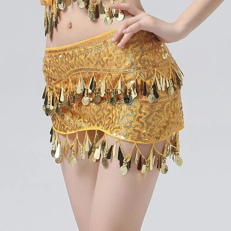 DS Costumes Dance Stage Performance Clothes Hip Scarf Sequin Waist Belt Coins Belly Dance Jazz Dance Adult Women Sexy One Size
DS Costumes Dance Stage Performance Clothes Hip Scarf Sequin Waist Belt Coins Belly Dance Jazz Dance Adult Women Sexy One Size