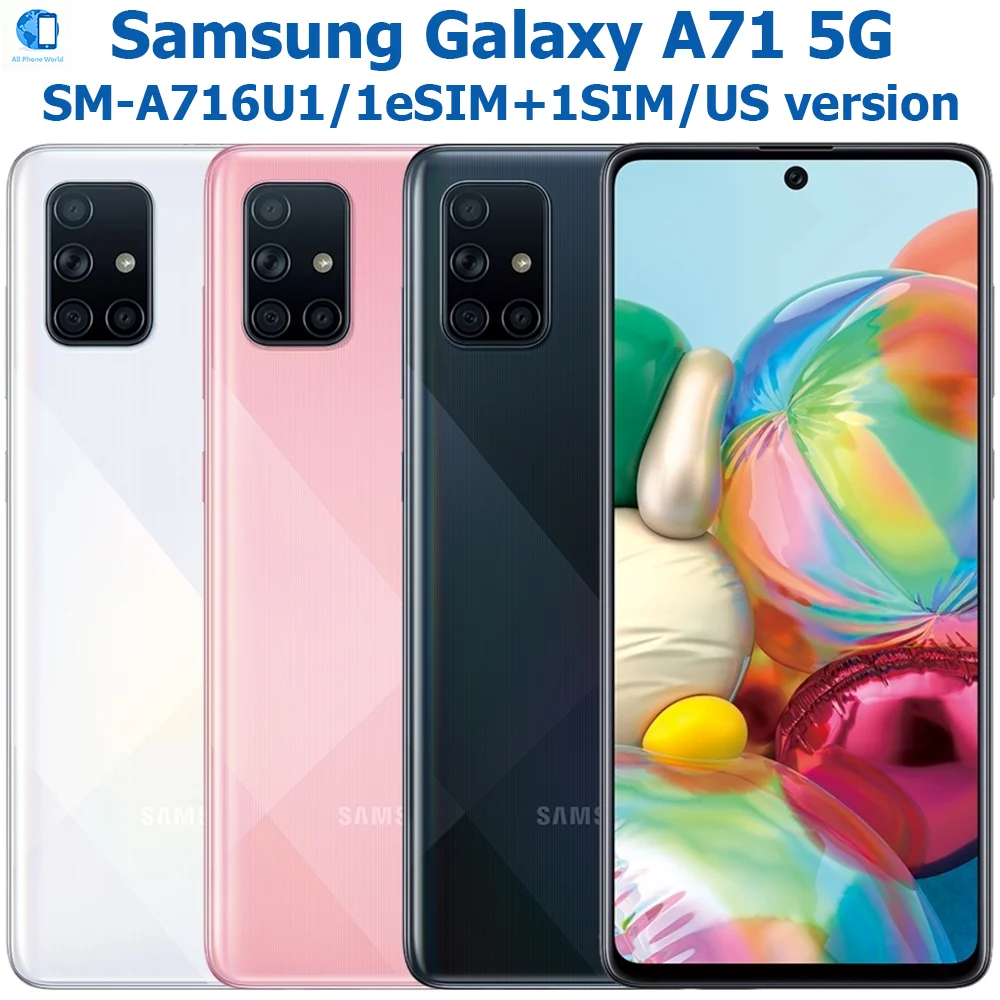 Samsung Galaxy A71 5G Smart Android Phone 6.7-inch US Version Samsung 6GBRAM128G Eight Core Fingerprint NFC 64MP 4500mAh Unlock
Samsung Galaxy A71 5G Smart Android Phone 6.7-inch US Version Samsung 6GBRAM128G Eight Core Fingerprint NFC 64MP 4500mAh Unlock