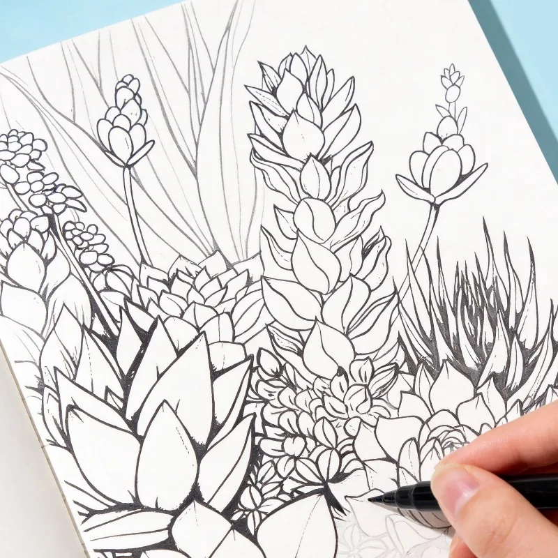 A Hand Drawn Coloring Book To Relieve Anxiety and Calm Down, Featuring Graffiti Themes of Girls/Cats/Succulents/Mandalas
A Hand Drawn Coloring Book To Relieve Anxiety and Calm Down, Featuring Graffiti Themes of Girls/Cats/Succulents/Mandalas