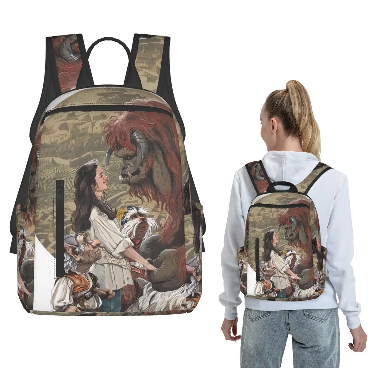 The Labyrinth Fantasy Adventure Ambrosius Backpack Large Capacity Children BookBag School Bag Shoulder Bags for Men Women
The Labyrinth Fantasy Adventure Ambrosius Backpack Large Capacity Children BookBag School Bag Shoulder Bags for Men Women