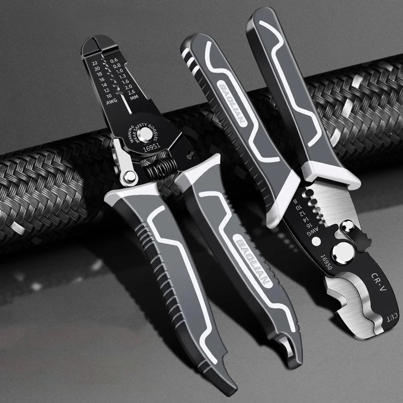 Wire Stripping Pliers Multifunctional Electrician Special Tools Pulling Wire Cutting Pliers Small Copper Pipe Crimping Pliers
Wire Stripping Pliers Multifunctional Electrician Special Tools Pulling Wire Cutting Pliers Small Copper Pipe Crimping Pliers