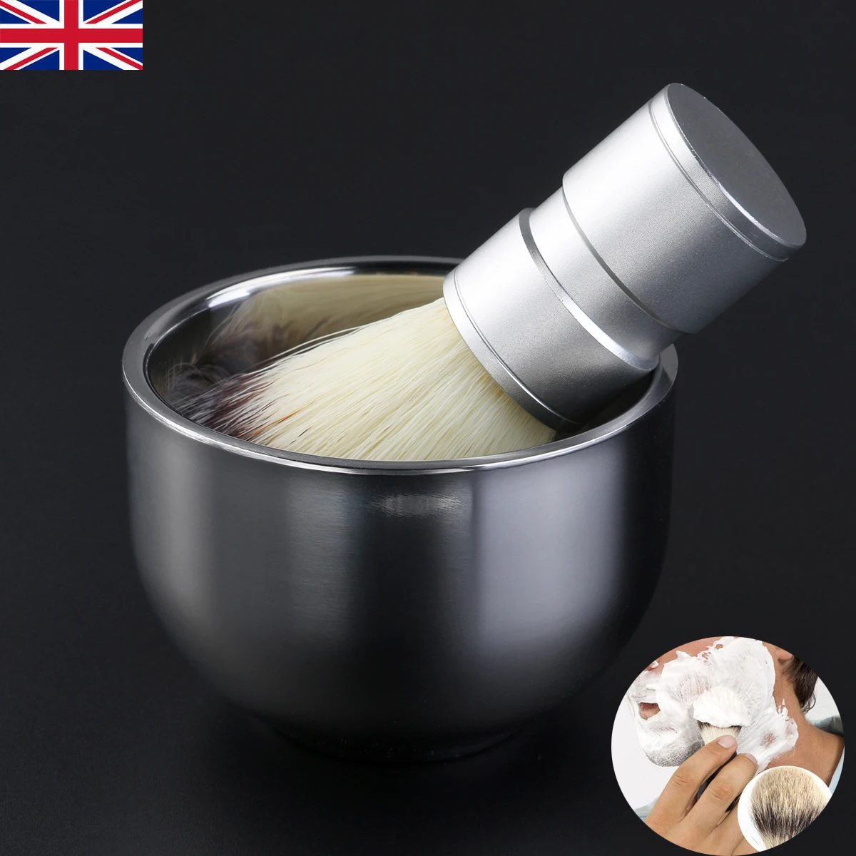 Shaving Brush Bowl Set Stainless Steel Double Layer Mug Heat Insulation Badger Hair Shave Cream Lather Beard Exfoliating Wet
Shaving Brush Bowl Set Stainless Steel Double Layer Mug Heat Insulation Badger Hair Shave Cream Lather Beard Exfoliating Wet