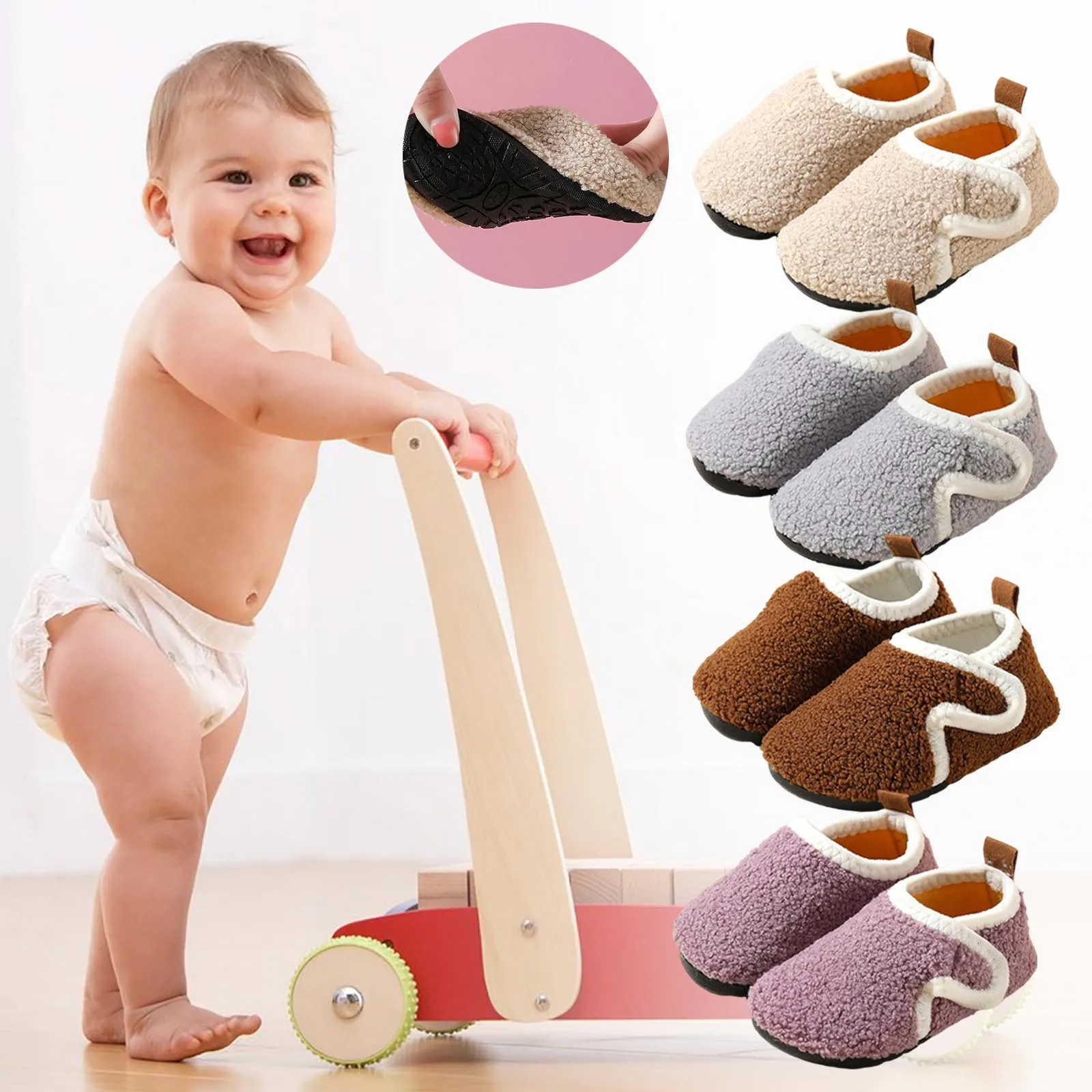 Toddler Woolly Shoes 2023 Autumn Winter New Boys Girls Lamb Wool Slippers Solid Color Fashion Children Baby Cotton Crib Shoes
Toddler Woolly Shoes 2023 Autumn Winter New Boys Girls Lamb Wool Slippers Solid Color Fashion Children Baby Cotton Crib Shoes