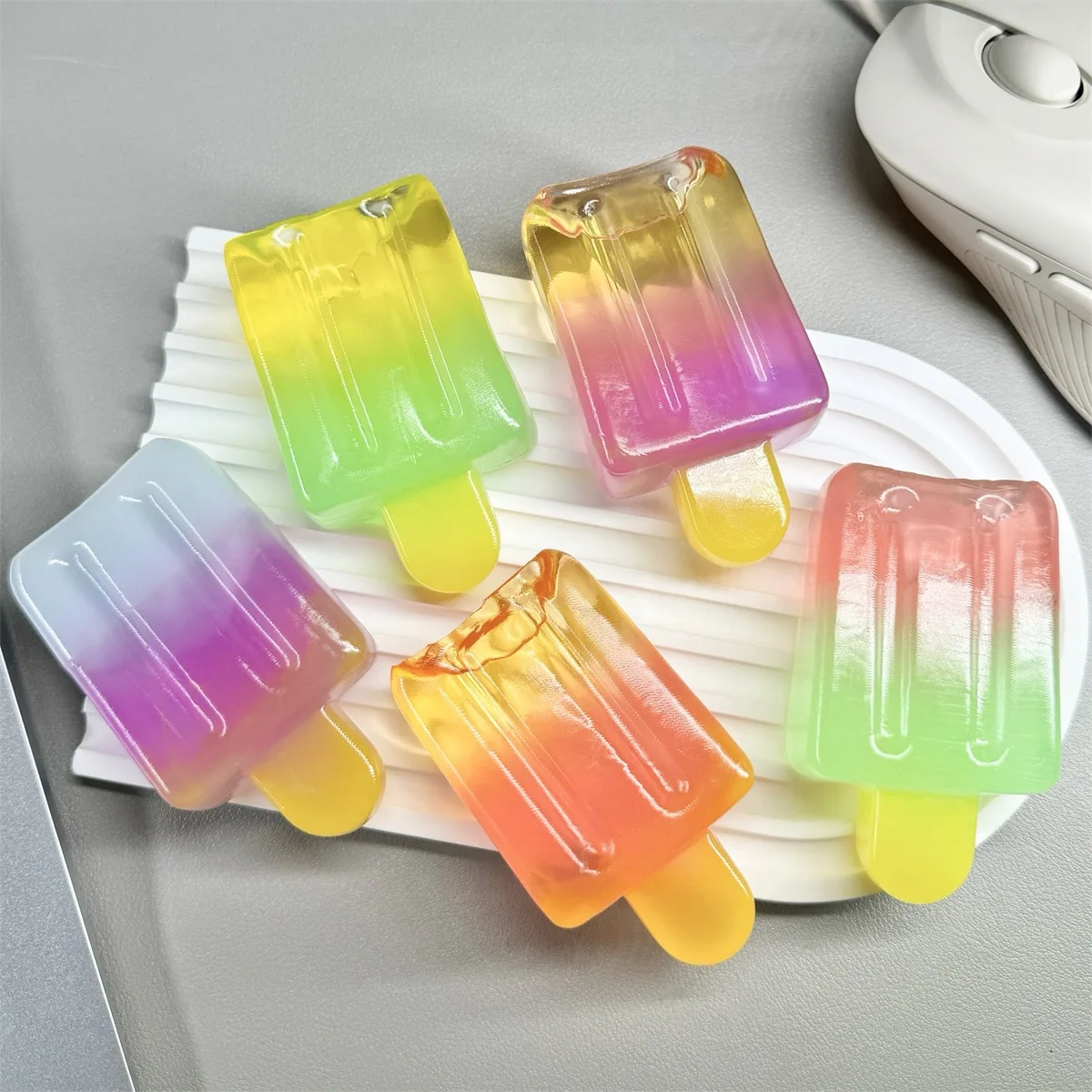 2pcs Ice Cream Popsicle Squishy, Creative Stress Relief Fidget Toy, Novelty Gift
2pcs Ice Cream Popsicle Squishy, Creative Stress Relief Fidget Toy, Novelty Gift
