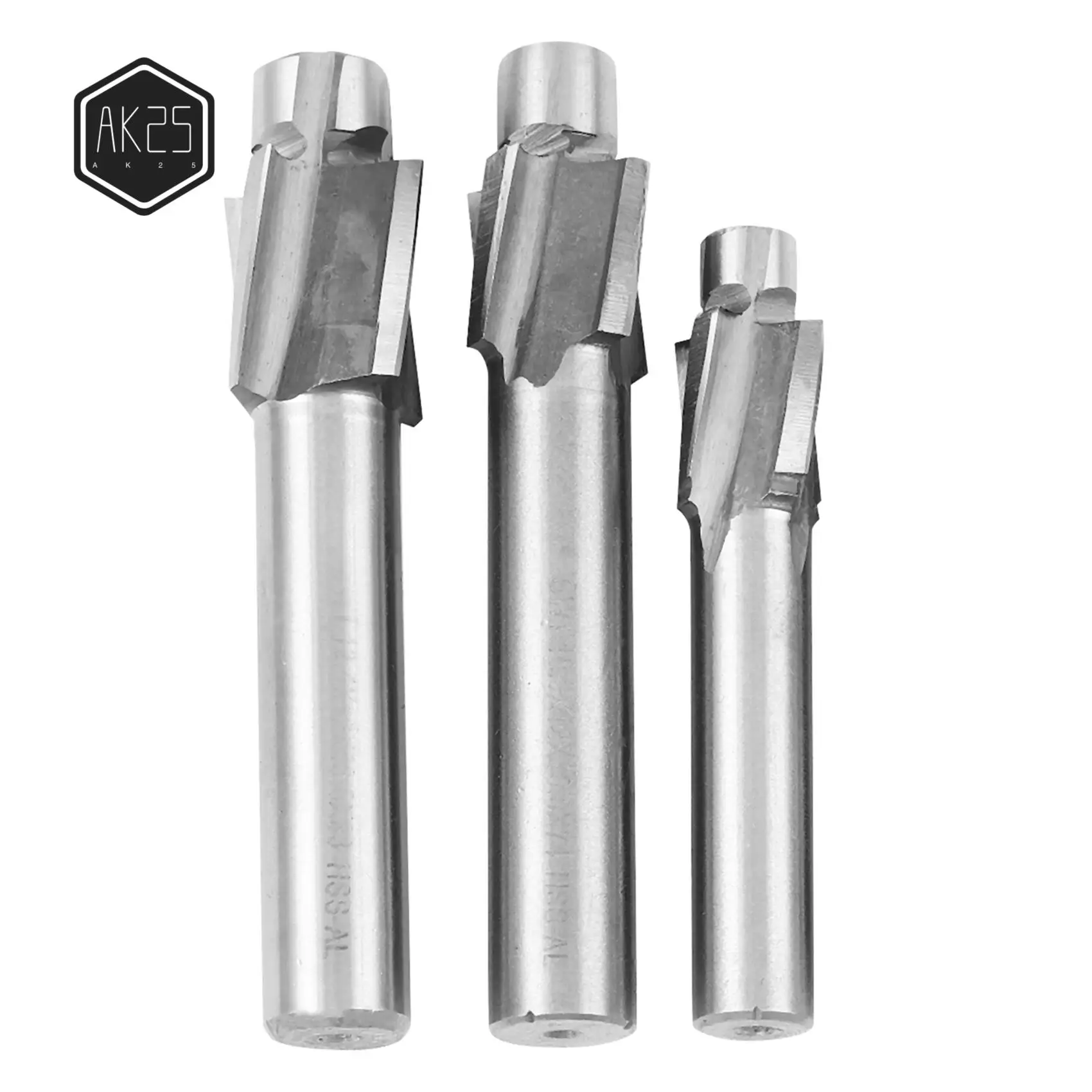 AK25-7Pcs M3- Counterbore Milling Cutter High Speed Steel Pilot Slotting Tool End Mill Slot Drill Bit Set
AK25-7Pcs M3- Counterbore Milling Cutter High Speed Steel Pilot Slotting Tool End Mill Slot Drill Bit Set