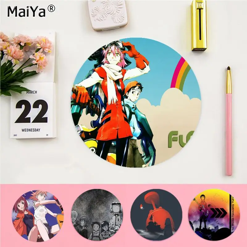Anime Flcl Mousepad Round Custom Skin Desktop Desk Mat Kawaii Gaming Accessories Students Writing Pad Mouse Pad for PC Mouse
Anime Flcl Mousepad Round Custom Skin Desktop Desk Mat Kawaii Gaming Accessories Students Writing Pad Mouse Pad for PC Mouse