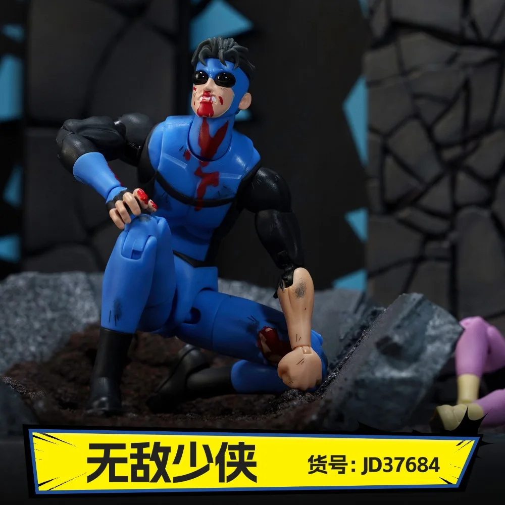 Jada Toys Invincible Mark Grayson SDCC Exclusive Limited Battle Damaged Version Action Figure Desktop Ornament Collectible Gifts
Jada Toys Invincible Mark Grayson SDCC Exclusive Limited Battle Damaged Version Action Figure Desktop Ornament Collectible Gifts