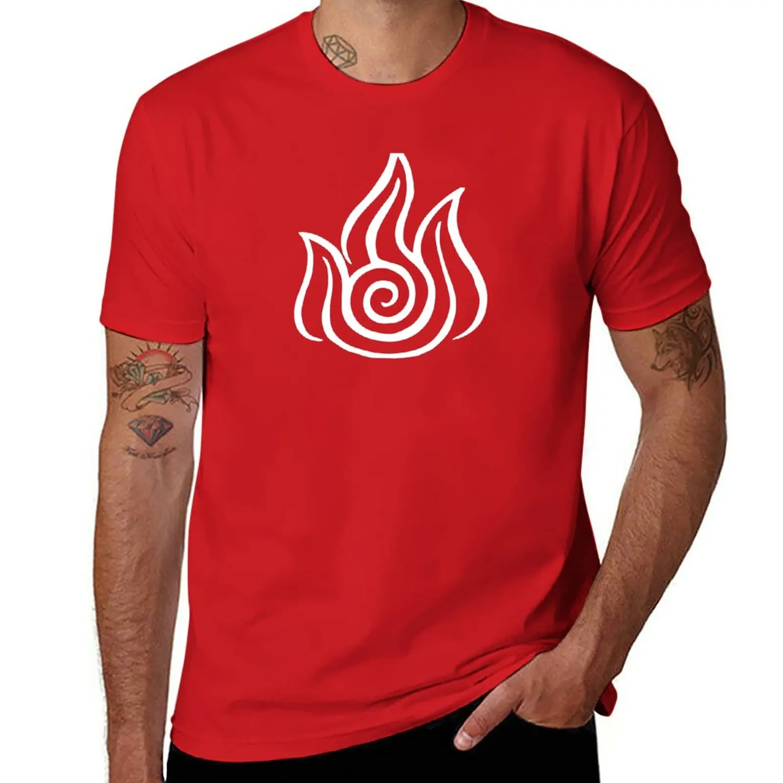 New Firebending Symbol (white) T-Shirt anime clothes black t shirt sports fan t-shirts man clothes mens graphic t-shirts
New Firebending Symbol (white) T-Shirt anime clothes black t shirt sports fan t-shirts man clothes mens graphic t-shirts