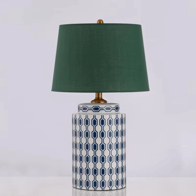 American Ceramic Desk Lamp Blue Creative Personality Modern Bedroom Living Room Bedside Lamp Hotel Model Room Desk Lamp
American Ceramic Desk Lamp Blue Creative Personality Modern Bedroom Living Room Bedside Lamp Hotel Model Room Desk Lamp