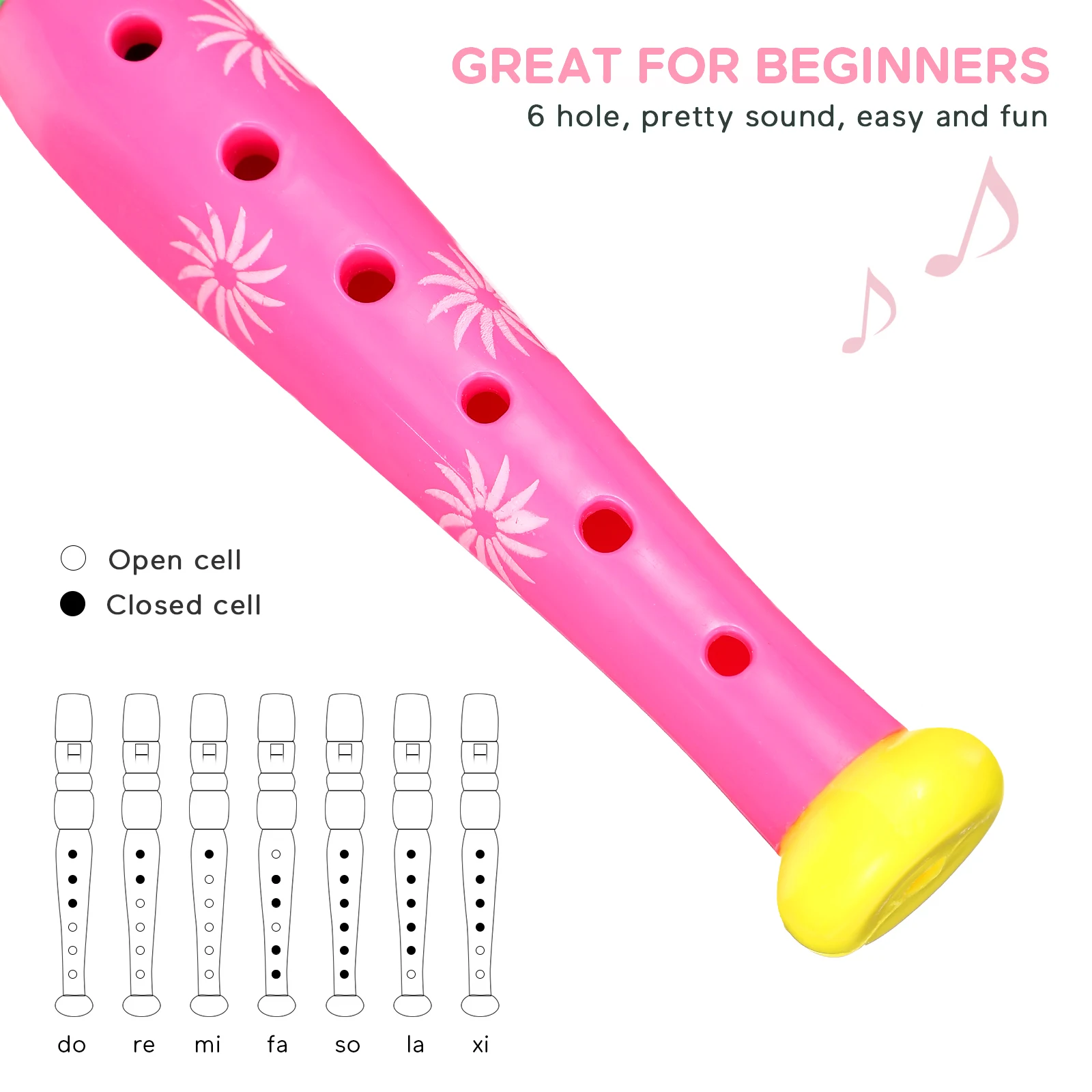 4 pcs Six-Hole Flute Kids Musical Instruments Colorful Animal Print Plastic Educational Toy for School Music Class Beginner
4 pcs Six-Hole Flute Kids Musical Instruments Colorful Animal Print Plastic Educational Toy for School Music Class Beginner