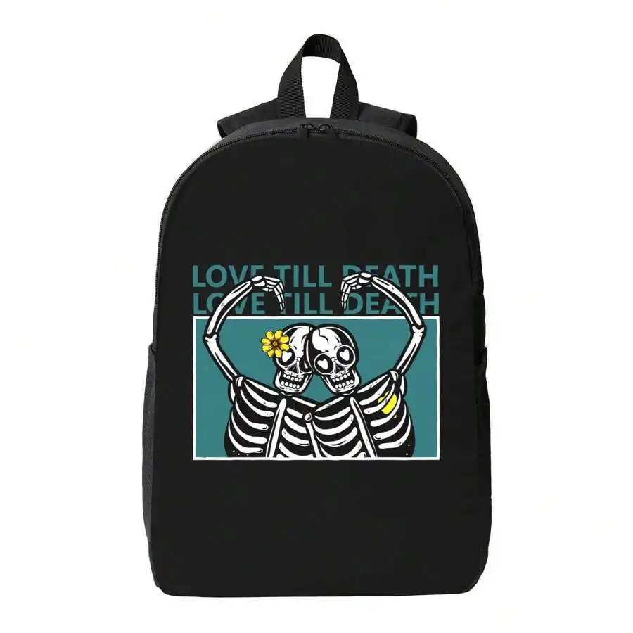 Black Skeleton Love Till Death Print Backpack For Adults Travel Outdoor Laptop Bag
Black Skeleton Love Till Death Print Backpack For Adults Travel Outdoor Laptop Bag