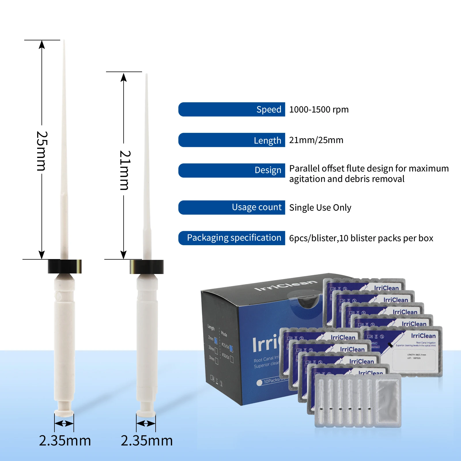 60pcs Dental Endodontic Irrigator Finishing Files 21/25mm Taper Endo Irrigation Tips for Root Canal Cleaning
60pcs Dental Endodontic Irrigator Finishing Files 21/25mm Taper Endo Irrigation Tips for Root Canal Cleaning