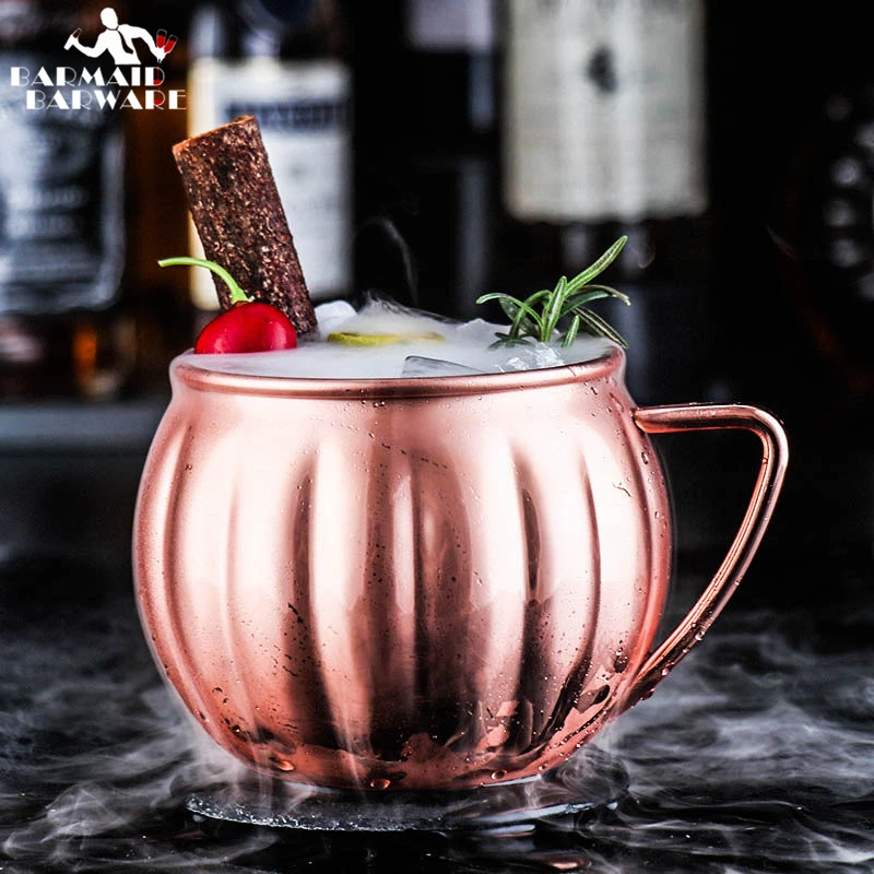 700ml Pumpkin Copper Mugs Metal Mug Cup Stainless Steel Beer Wine Coffee Cup Bar Tools
700ml Pumpkin Copper Mugs Metal Mug Cup Stainless Steel Beer Wine Coffee Cup Bar Tools