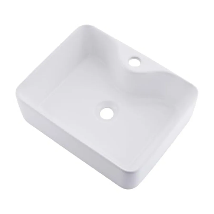 19"x15" Rectangle Vessel Sink - Bathroom Sinks Above Counter Porcelain White Vessel Sink For Bathrooms Sink Only
19"x15" Rectangle Vessel Sink - Bathroom Sinks Above Counter Porcelain White Vessel Sink For Bathrooms Sink Only