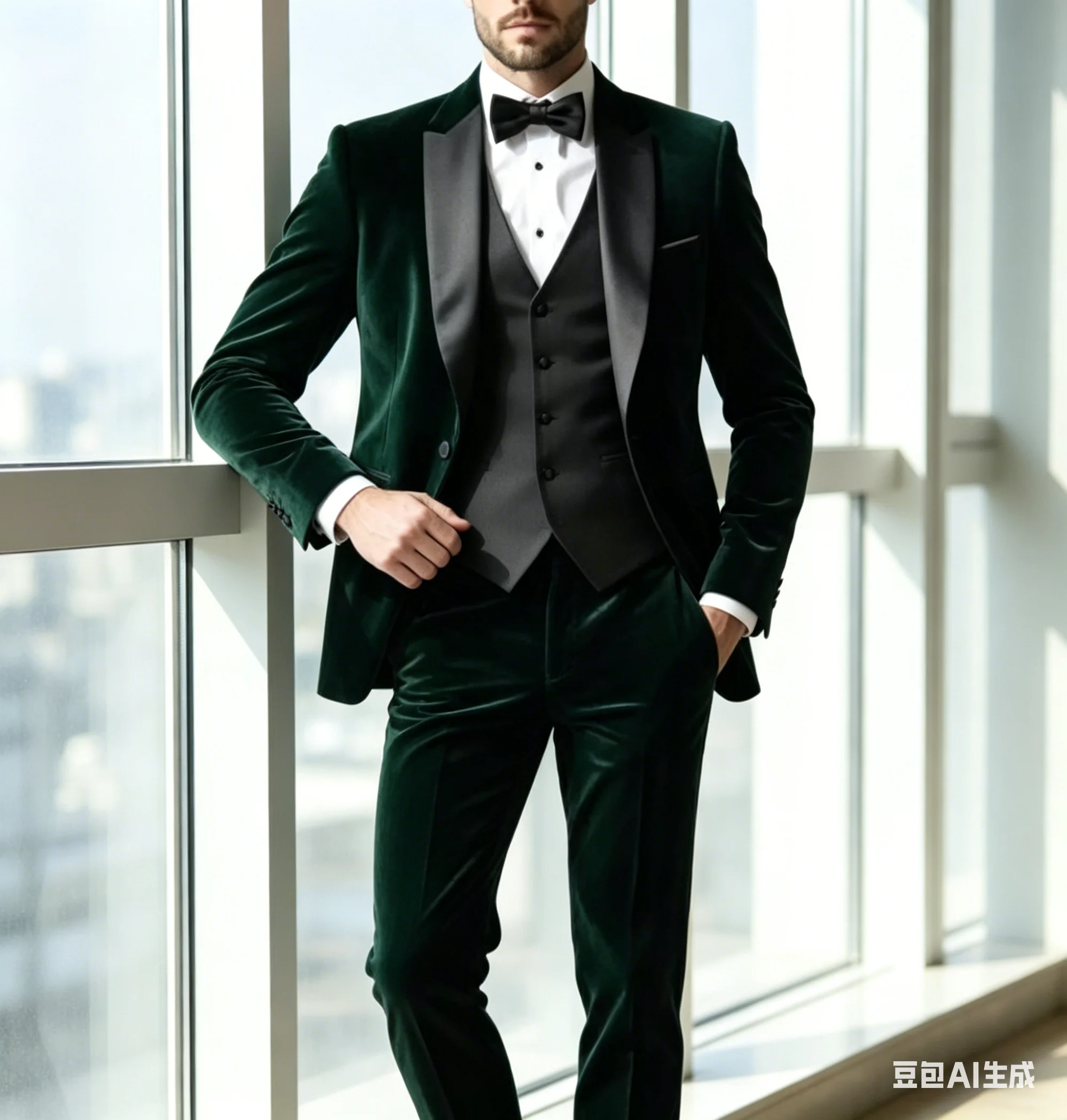 New Green Velvet And Black Men Suit Groom Groomsman Wedding Party Formal Business Male Tuxedo 3 Piece Set Jacket Pants Vest
New Green Velvet And Black Men Suit Groom Groomsman Wedding Party Formal Business Male Tuxedo 3 Piece Set Jacket Pants Vest