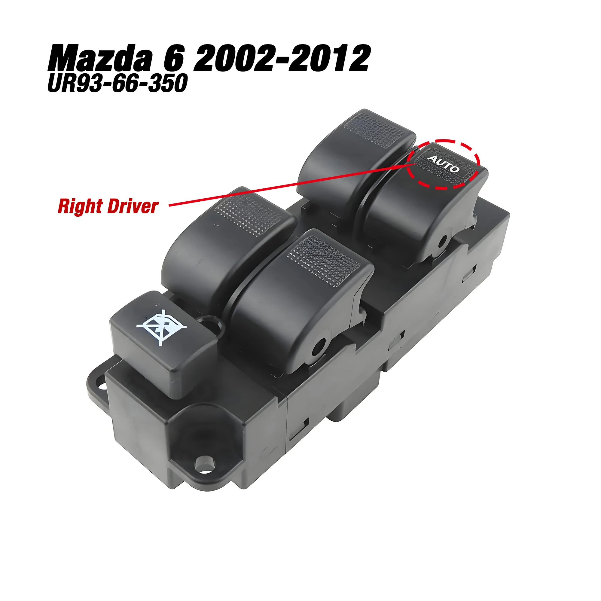 UR93-66-350 UD2F-66-350 для Mazda 6 BT-50 Ford Ranger 2006-2012, правый главный переключатель управления окном водителя, кнопка подъема 
UR93-66-350 UD2F-66-350 для Mazda 6 BT-50 Ford Ranger 2006-2012, правый главный переключатель управления окном водителя, кнопка подъема