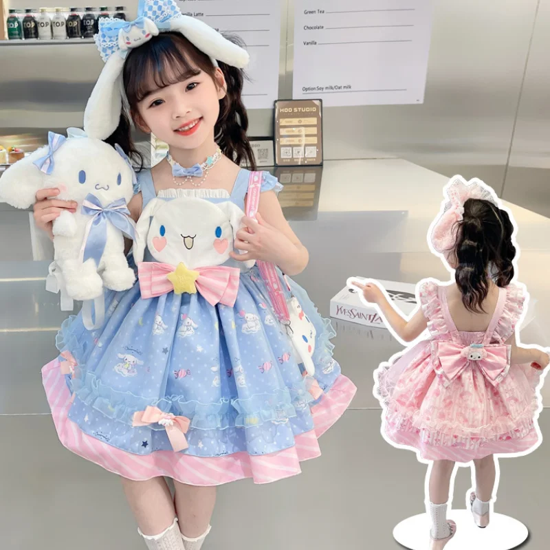 Kawaii Sanrio Cinnamoroll My Melody Kids Girl Cosplay Dress Cute Lolita Cartoon Princess Dresses Sweet Girl Birthday Party Gift
Kawaii Sanrio Cinnamoroll My Melody Kids Girl Cosplay Dress Cute Lolita Cartoon Princess Dresses Sweet Girl Birthday Party Gift