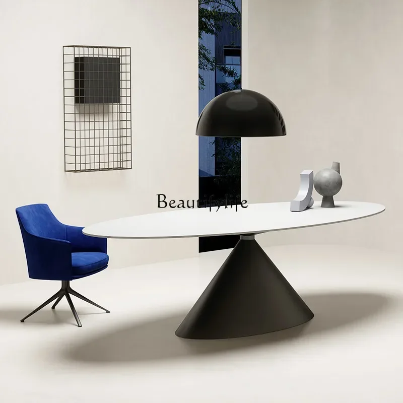 minimalist rock slab dining table high-end large flat-floor villa oval rock slab dining table
minimalist rock slab dining table high-end large flat-floor villa oval rock slab dining table