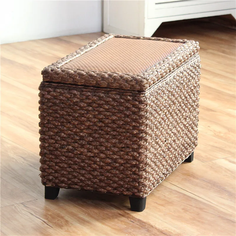 rattan storage stool can sit storage box sofa stool household solid wood shoe stool enter the door to change shoes
rattan storage stool can sit storage box sofa stool household solid wood shoe stool enter the door to change shoes