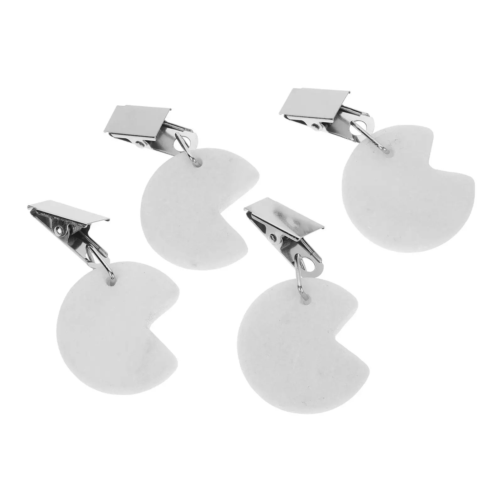 4 Pcs Tablecloth Clips Sturdy Stone Material Decorative Shape Practical Beautiful Metal Design Thick Tablecloths Outdoor Supply
4 Pcs Tablecloth Clips Sturdy Stone Material Decorative Shape Practical Beautiful Metal Design Thick Tablecloths Outdoor Supply