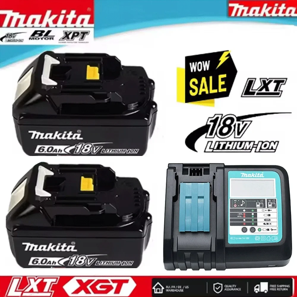 100% original Makita 18V 3Ah/6.0Ah/9Ah Rechargeable Battery For Makita BL1830 BL1830B BL1840 BL1840B BL1850 Power Tools Battery
100% original Makita 18V 3Ah/6.0Ah/9Ah Rechargeable Battery For Makita BL1830 BL1830B BL1840 BL1840B BL1850 Power Tools Battery