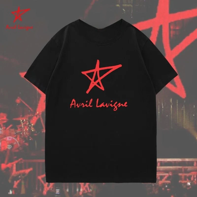 2025Avril Lavigne Концертные болельщики с короткими рукавами и модным узором, свободная и удобная хлопковая футболка
2025Avril Lavigne Концертные болельщики с короткими рукавами и модным узором, свободная и удобная хлопковая футболка