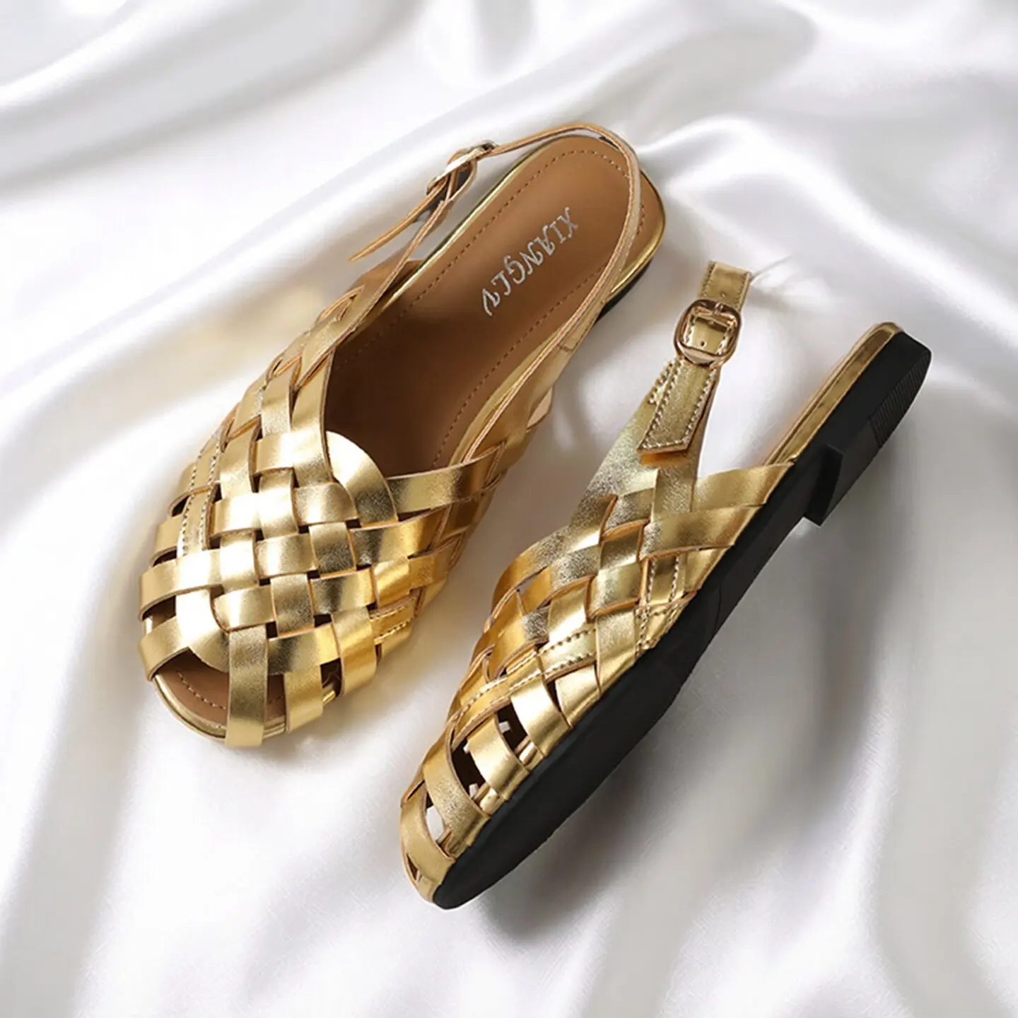 Womens Flat Sandals Summer Beach Holiday Footwear Fashion Woven Slingback Roman Shoes Designer Elegant Party Sandals Big size 42
Womens Flat Sandals Summer Beach Holiday Footwear Fashion Woven Slingback Roman Shoes Designer Elegant Party Sandals Big size 42