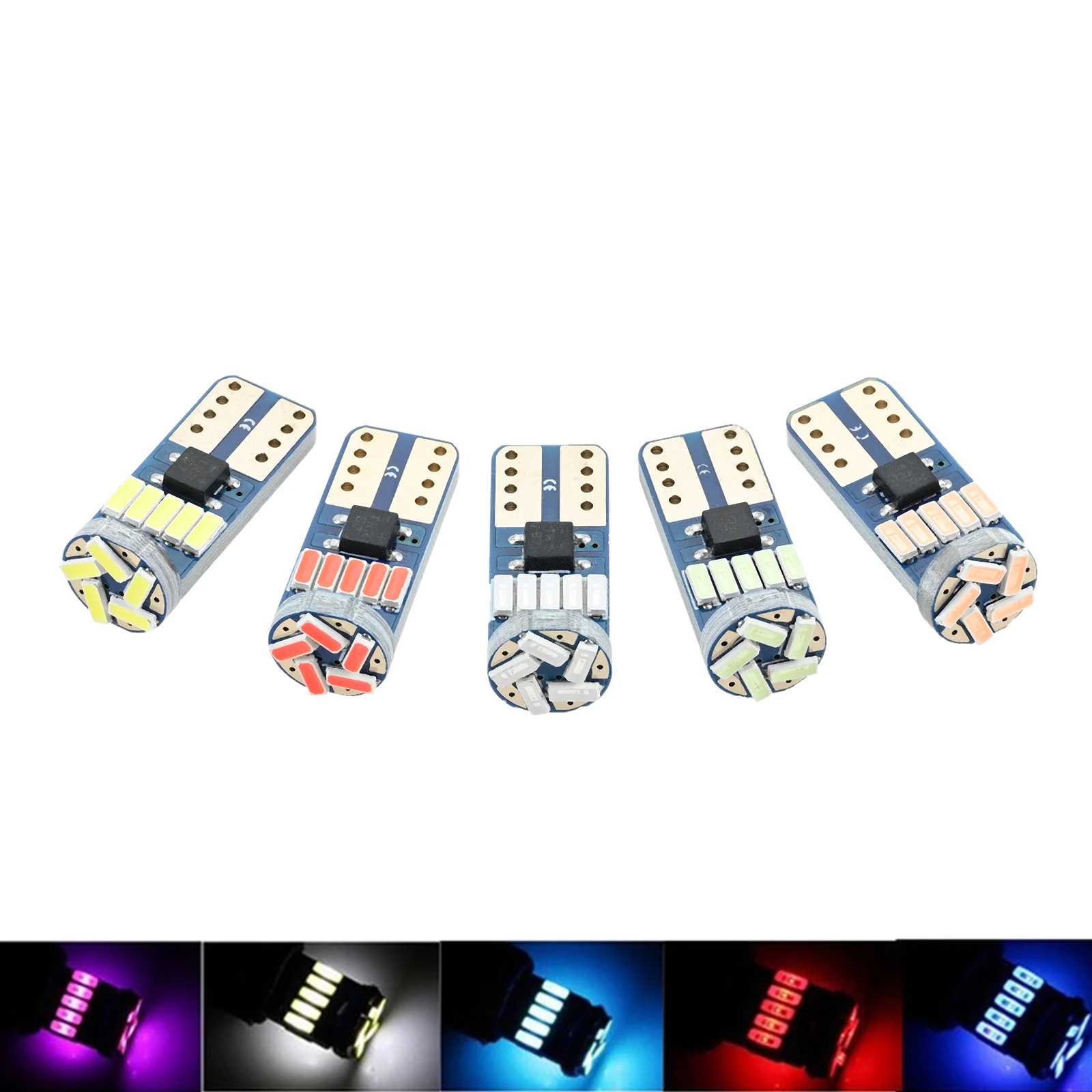 10Pcs Non-polar Car LED Bulb T10 4014 15smd for License Plate Lights Carriage Lights Driving Lights High Brightness 12V DC Only
10Pcs Non-polar Car LED Bulb T10 4014 15smd for License Plate Lights Carriage Lights Driving Lights High Brightness 12V DC Only