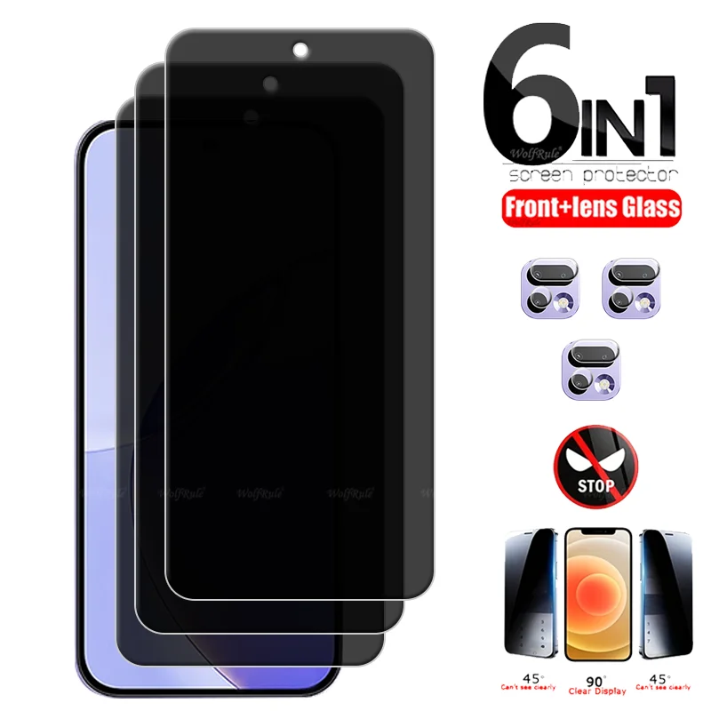 6-in-1 For Realme 16T Glass OPPO Realme 16T Tempered Glass 9H Cover Privacy Anti-Spy Phone Screen Protector Realme 16T Len Glass
6-in-1 For Realme 16T Glass OPPO Realme 16T Tempered Glass 9H Cover Privacy Anti-Spy Phone Screen Protector Realme 16T Len Glass