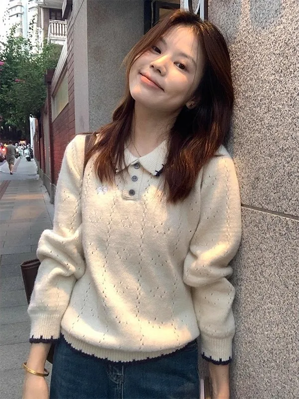 Thi Knitted Hollow out Collar Women's Sweater Autumn Winter Loose Fit Inner Wear Casual Sle Long Sve Ne Top
Thi Knitted Hollow out Collar Women's Sweater Autumn Winter Loose Fit Inner Wear Casual Sle Long Sve Ne Top