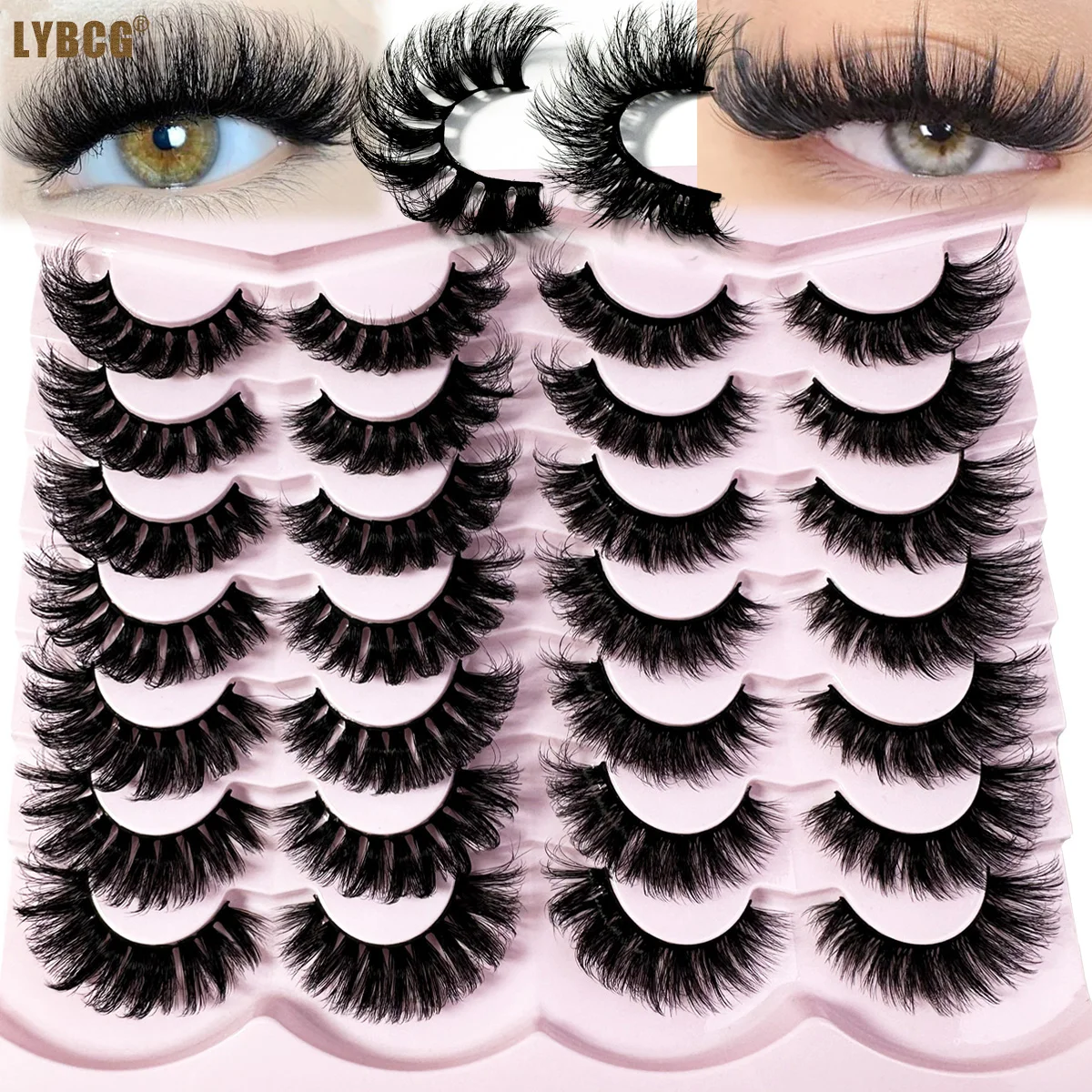 Thick Volume Strip Lashes 14Pairs 3d Mink Soft Reusable Dramatic Fluffy Mink Lashes Cat Eye Wispy Lashes Makeup False Eyelashes
Thick Volume Strip Lashes 14Pairs 3d Mink Soft Reusable Dramatic Fluffy Mink Lashes Cat Eye Wispy Lashes Makeup False Eyelashes