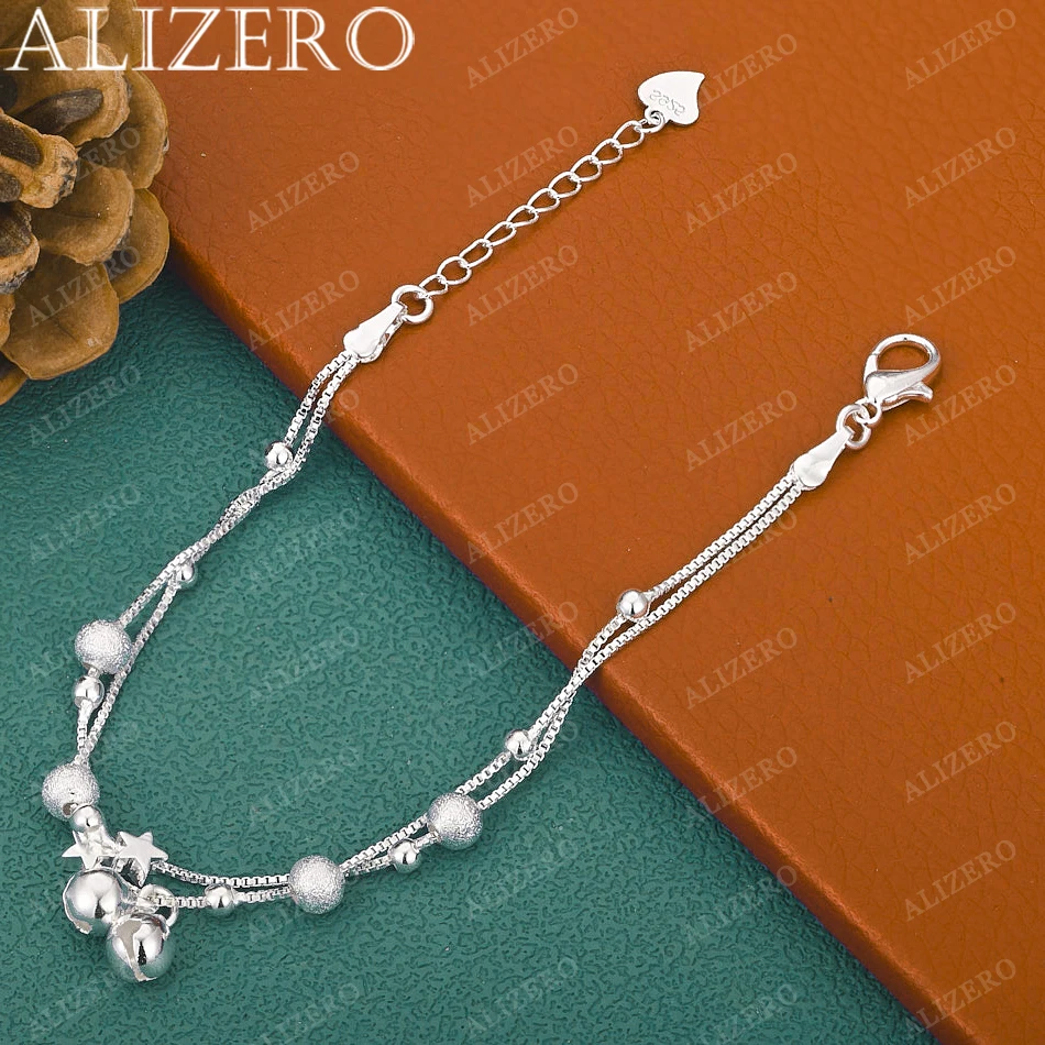 925 Sterling Silver Box Chains Bells Beads Stars Charms Bracelets For Women Wedding Birthday Party Gifts Fashion Jewelry
925 Sterling Silver Box Chains Bells Beads Stars Charms Bracelets For Women Wedding Birthday Party Gifts Fashion Jewelry
