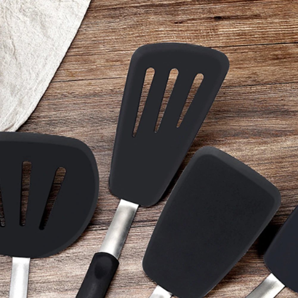 430 Stainless Cookware Steel Frying Spatula Kitchen Utensils Nonstick Elasticity Silicone
430 Stainless Cookware Steel Frying Spatula Kitchen Utensils Nonstick Elasticity Silicone