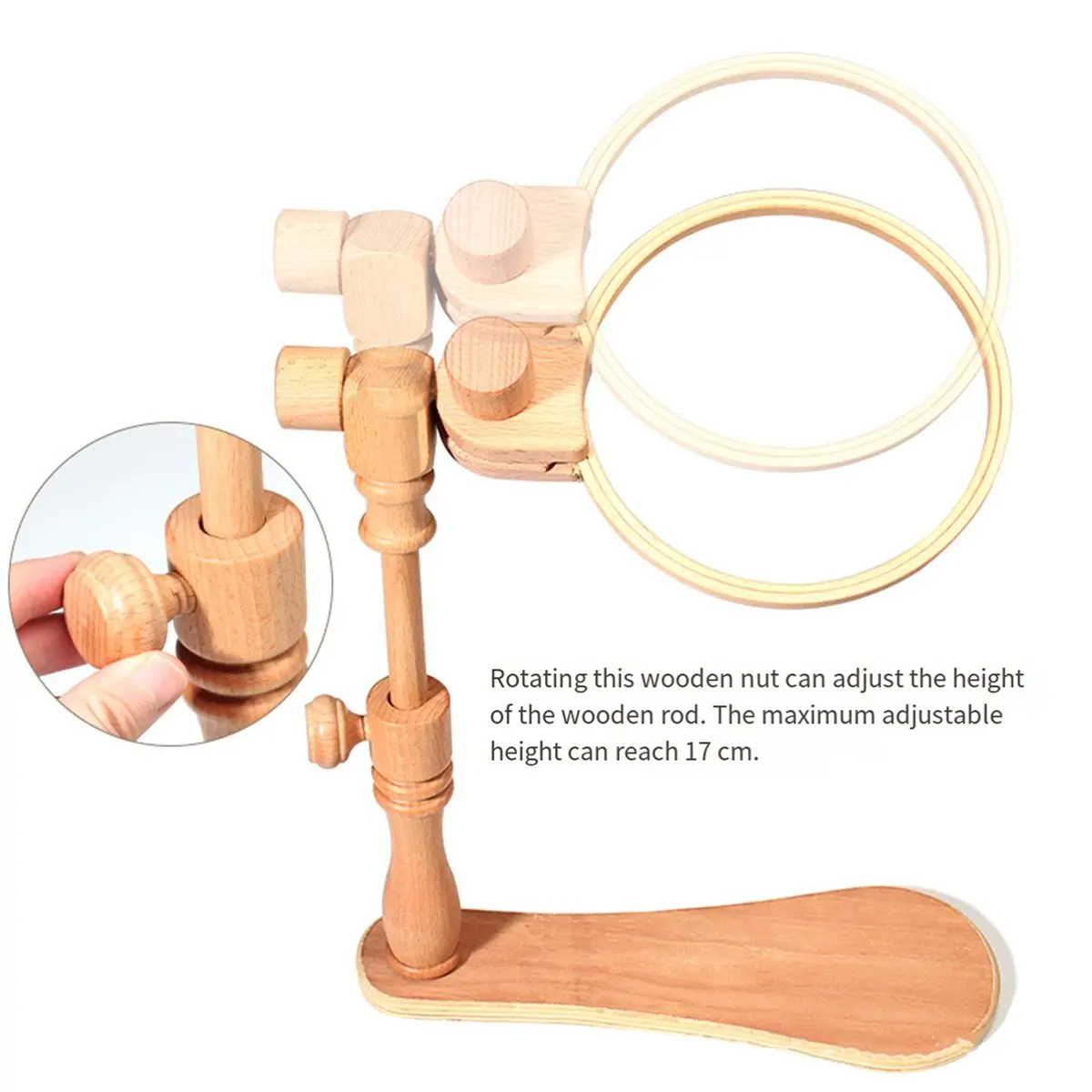 Подставка для пялец для вышивания Регулируемая ручная подставка Универсальный держатель из бука Поворотный держатель для пялец Инструмент для вышивания
Подставка для пялец для вышивания Регулируемая ручная подставка Универсальный держатель из бука Поворотный держатель для пялец Инструмент для вышивания