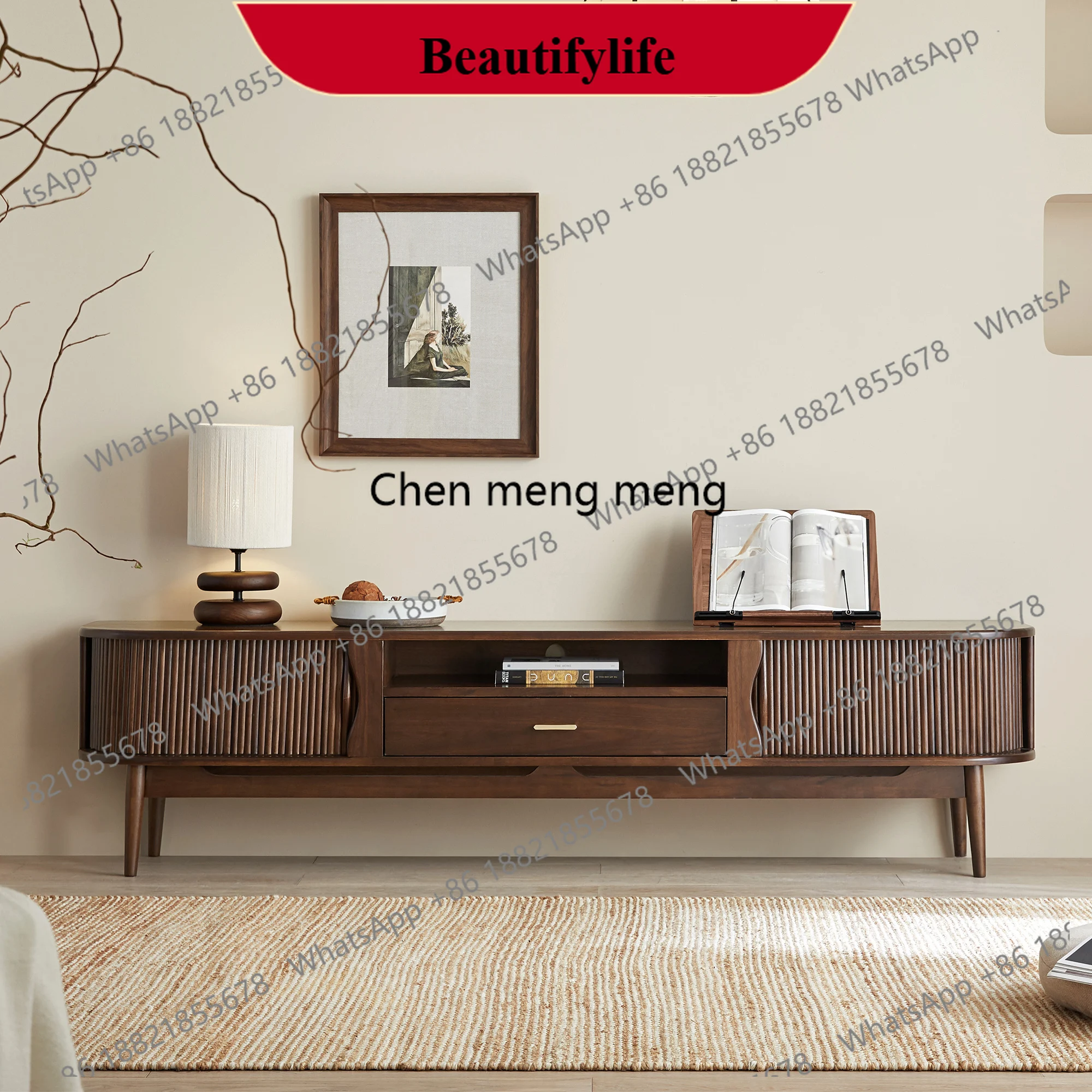 d178 Nordic Vintage Black Walnut Solid Wood TV Stand Coffee Table Set Storage Creativity Design Cabinet Living Room Furniture
d178 Nordic Vintage Black Walnut Solid Wood TV Stand Coffee Table Set Storage Creativity Design Cabinet Living Room Furniture