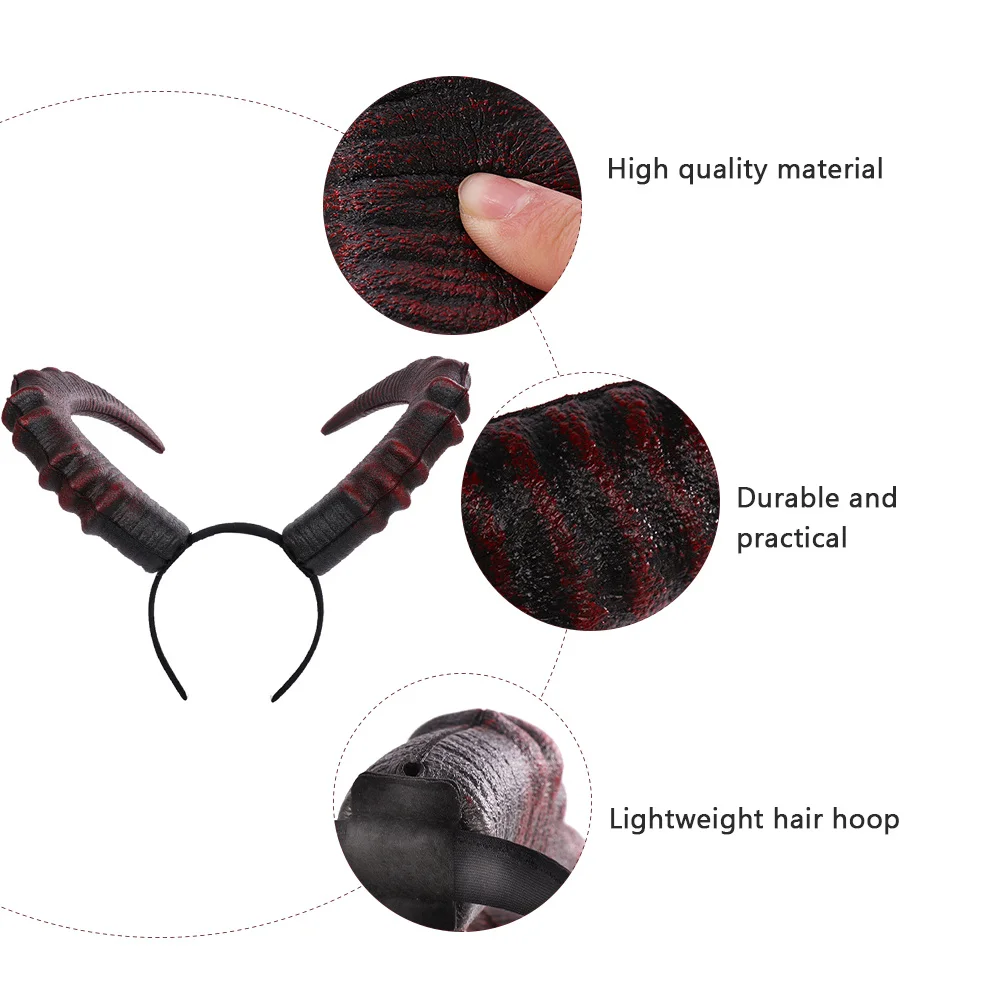 Головной убор с рогом демона, головной убор, карнавальная опора для волос, легкая практичная новинка, аксессуар для праздничного костюма, декор в виде козного обруча
Головной убор с рогом демона, головной убор, карнавальная опора для волос, легкая практичная новинка, аксессуар для праздничного костюма, декор в виде козного обруча