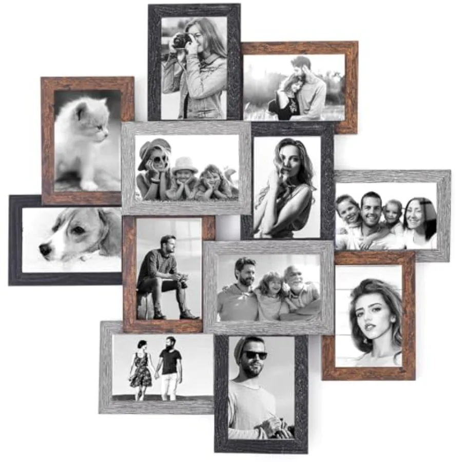 12 Pack 4x6 Collage Picture Frames Set, Multi Family Photo Frames for Wall Decor for Farmhouse Living Room Gallery Office Hangi
12 Pack 4x6 Collage Picture Frames Set, Multi Family Photo Frames for Wall Decor for Farmhouse Living Room Gallery Office Hangi