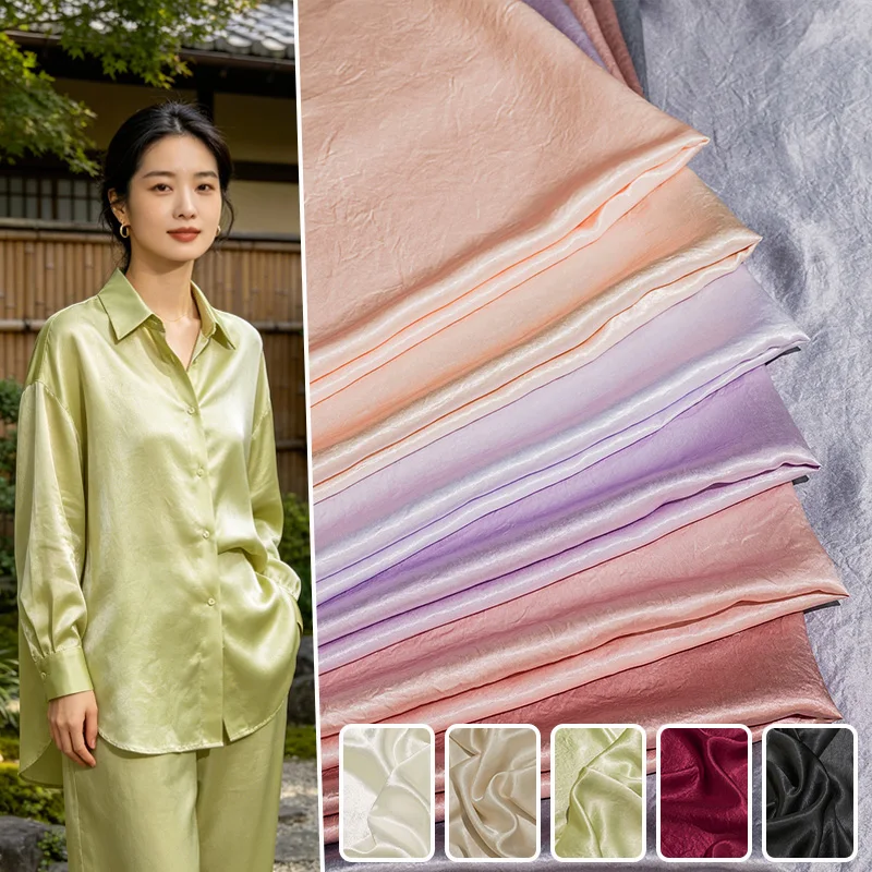 100/300cm Acetate Fabric Textured Crinkle Retro Glossy Soft Cloth for Designer Custom Dress Blouse Pants Garment Sewing
100/300cm Acetate Fabric Textured Crinkle Retro Glossy Soft Cloth for Designer Custom Dress Blouse Pants Garment Sewing