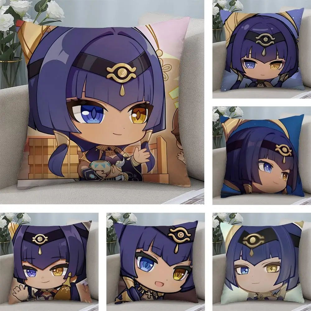 Candace Cute Genshin Game Cushion Cover Square Pillow Bedroom Sofa Leisure Comfort Living Room Home Decoration 40X40
Candace Cute Genshin Game Cushion Cover Square Pillow Bedroom Sofa Leisure Comfort Living Room Home Decoration 40X40