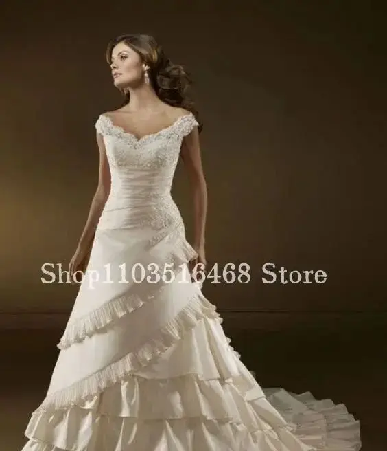 History Victorian Wedding Dresses White Strapless Elegant Applique Ruffle A-Line Floor Length فساتين سهره Customised
History Victorian Wedding Dresses White Strapless Elegant Applique Ruffle A-Line Floor Length فساتين سهره Customised