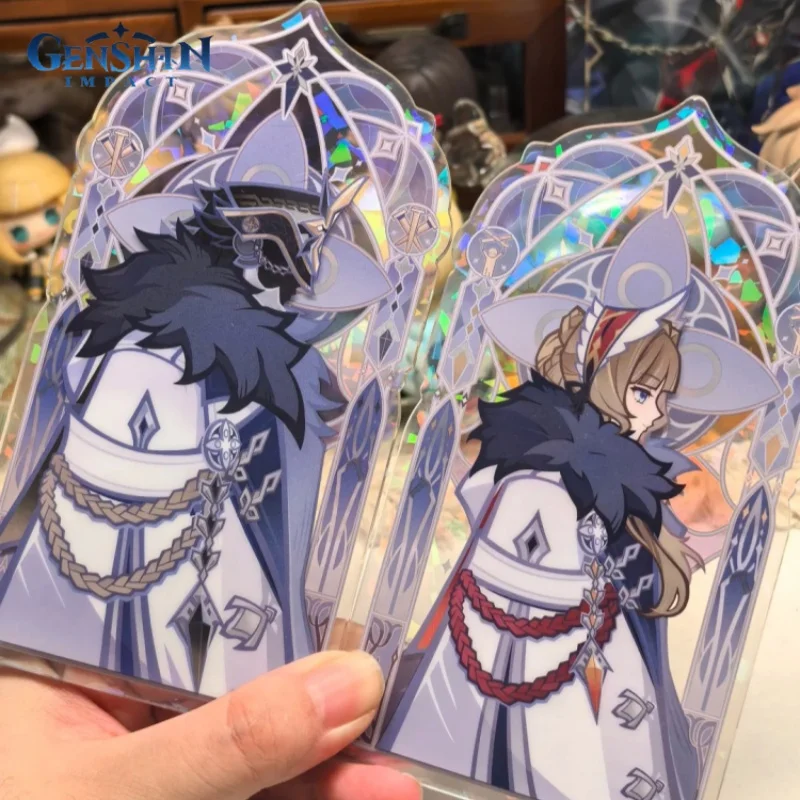 Серия Genshin Impact Frost And Flame, акриловая подставка, одиннадцать Fatui Harbingers, подставка для коллекционных игрушек, идеально подходит для фанатов и подарков
Серия Genshin Impact Frost And Flame, акриловая подставка, одиннадцать Fatui Harbingers, подставка для коллекционных игрушек, идеально подходит для фанатов и подарков